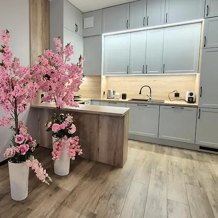 Towarowa Sakura Apartment, Free Parking, Air-conditioning, Self Check-in 24h * פוזנן