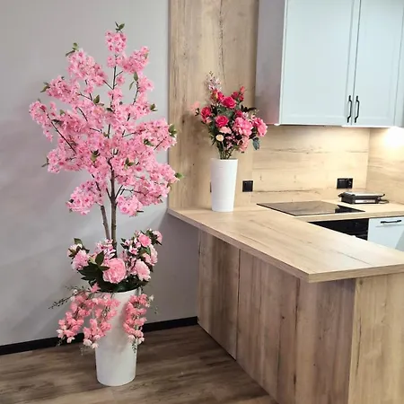 Lejlighed Towarowa Sakura Apartment, Free Parking, Air-conditioning, Self Check-in 24h Poznań